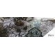 Tapis néoprène City Ruins 4x6' pour wargames