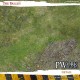 Tapis wargames The Valley 4x6' vert et rocheux