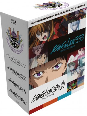 Boîte collection complète DVD Evangelion Rebuild