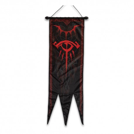 Réplique de bannière de 140 cm de Sauron du Seigneur des Anneaux