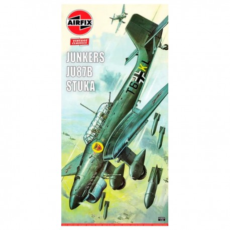 Caixa de maquete Junkers Ju87B Stuka 1/24 da Airfix