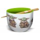 Bol à ramen Star Wars avec Grogu et baguettes