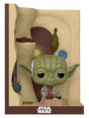 Figurine POP! Yoda dans sa cabane Star Wars