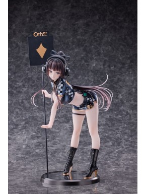 Statue 1/4 Racing Girl Kurumizawa, 43 cm, détail sport automobile