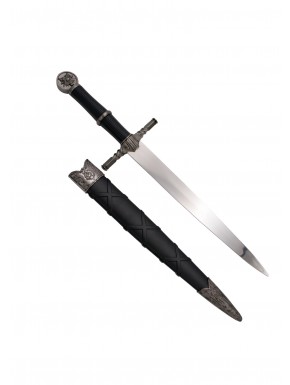 Dague réplique 40cm The Witcher avec détails en nickel