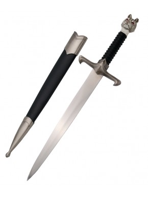 Réplique de la dague de Jon Snow avec fourreau noir