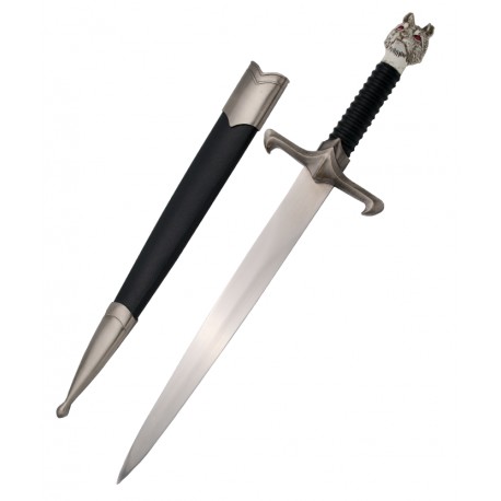 Réplique de la dague de Jon Snow avec fourreau noir