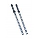 Bastones de electrochoque Viuda Negra con luz LED