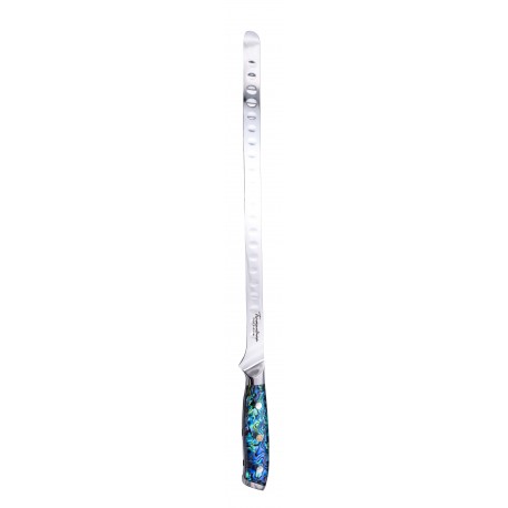 Couteau à jambon Tramuntana CD15 en acier et ormeau