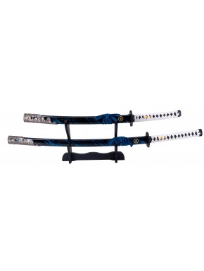 Set de Katana y Wakisashi Ghost of Tsushima con soporte