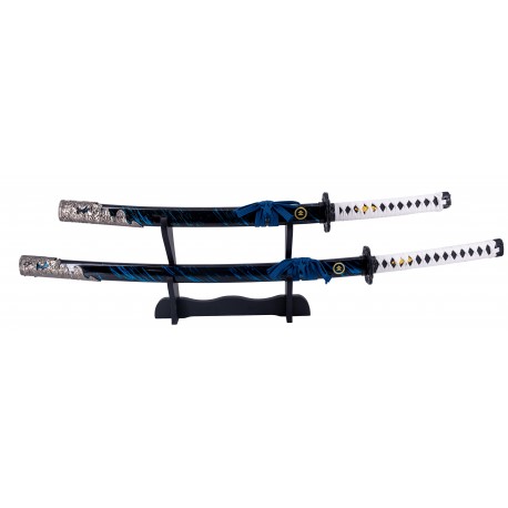 Set de Katana y Wakisashi Ghost of Tsushima con soporte