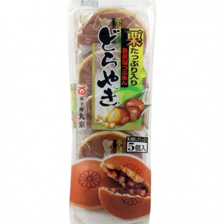 Dorayakis Marukyo con azuki y castañas