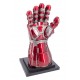Gantelet de l'Infini rouge avec gemmes LED