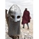 Casque Vendel avec camail prêt au combat