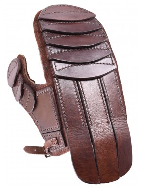 Gantelet matelassé en cuir marron ULFBERTH® pour escrime