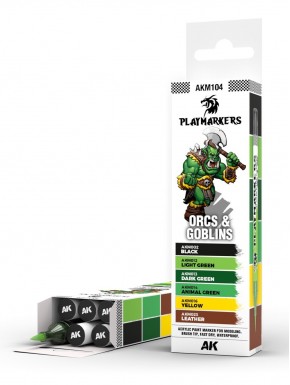 Set de marqueurs Playmarker Orcs & Goblins