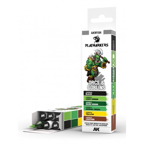 Set de marqueurs Playmarker Orcs & Goblins