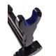 Support en bois noir pour Tachi avec design de rouleau