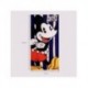 Serviette en microfibre Mickey Mouse avec design coloré