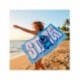 Serviette en microfibre bleue avec design de Stitch