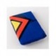 Serviette en microfibre bleue Superman avec emblème