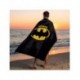Serviette en microfibre Batman avec logo jaune