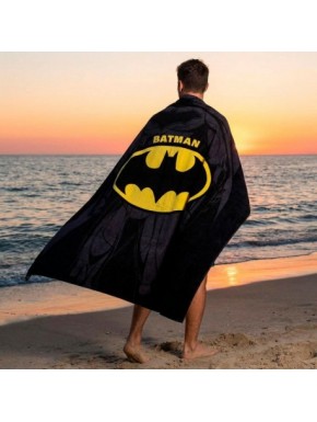 Toalla de microfibra Batman con logo amarillo