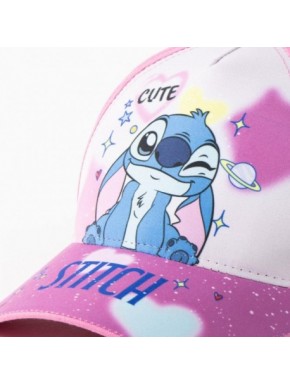 casquette rose de Stitch pour enfants