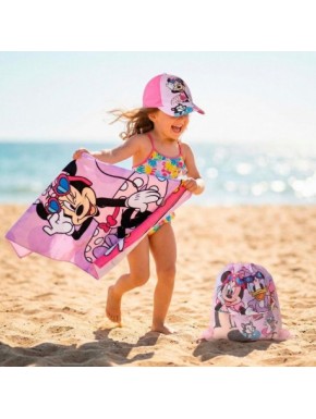 Set de toalla, mochila y gorra de Minnie