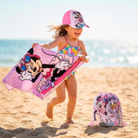 Set de toalla, mochila y gorra de Minnie
