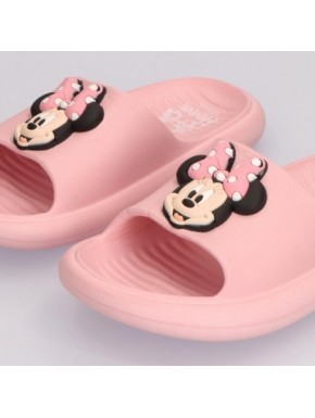 Sandales claquettes roses Minnie Mouse pour enfants