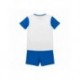Pijama curto Real Madrid para crianças em azul e branco