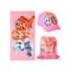 Set toalla, gorra y saquito rosa de Paw Patrol