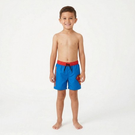 Bermuda de baño azul Superman para niños