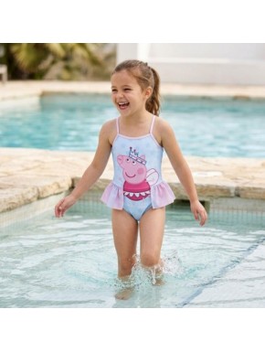 Maillot de bain fille Peppa Pig avec design de princesse