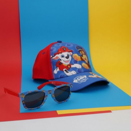 Ensemble casquette et lunettes de soleil Paw Patrol bleu pour enfants