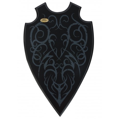 Plaque pour épée Kit Rae avec design tribal
