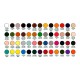 Coffret de peintures à l'huile ABT502 avec 52 couleurs