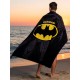 Serviette en microfibre Batman avec logo jaune