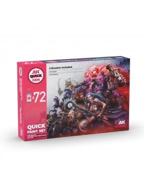 Set de Peinture Quick Gen 72 Couleurs