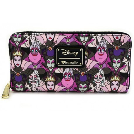 Portefeuille Loungefly Apparaissent Comme Des Méchants De Disney Collage