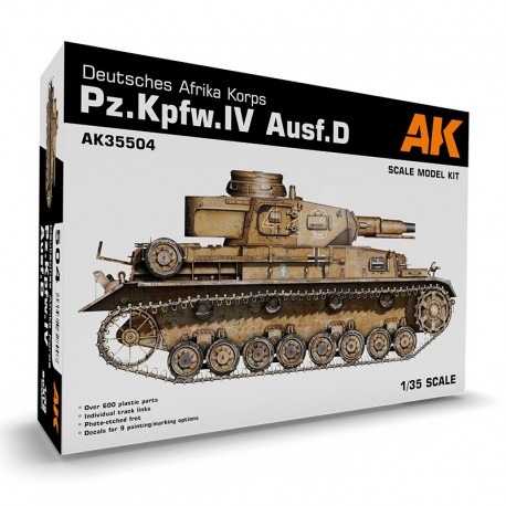 Kit de modelismo Pz.Kpfw.IV Ausf.D a escala 1/35