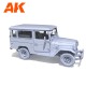 Modelo a escala FJ43 SUV con techo duro