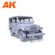 Modelo a escala FJ43 SUV con techo duro