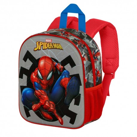 Sac à dos 3D Spiderman pour maternelle, design en relief