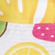Chapeau bob enfant multicolore avec imprimé de fruits