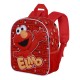 Mochila vermelha 3D do Elmo da Vila Sésamo