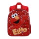 Mochila vermelha 3D do Elmo da Vila Sésamo