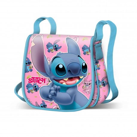 Sac bandoulière bleu Lilo et Stitch pour enfants