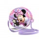 Sac bandoulière rond Minnie Mouse lilas